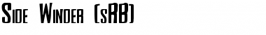 Download Side Winder (sRB) Font Download Side Winder (sRB) Font