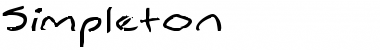 Download Simpleton Font Download Simpleton Font