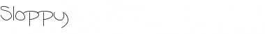 Download Sloppy Font Download Sloppy Font