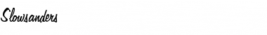 Download Slowsanders Font Download Slowsanders Font
