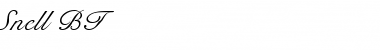 Download Snell BT Font Download Snell BT Font