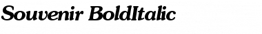 Download Souvenir-BoldItalic Font Download Souvenir-BoldItalic Font