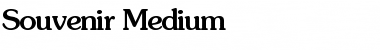 Download Souvenir-Medium Font Download Souvenir-Medium Font