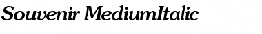 Download Souvenir-MediumItalic Font Download Souvenir-MediumItalic Font