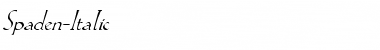 Download Spaden-Italic Font Download Spaden-Italic Font