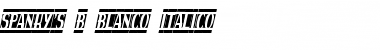 Download spanky's b blanco italico Font Download spanky's b blanco italico Font