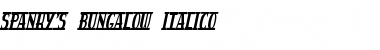 Download spanky's bungalow italico Font Download spanky's bungalow italico Font