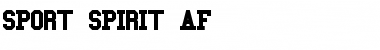 Download SPORT SPIRIT AF Font Download SPORT SPIRIT AF Font