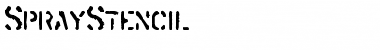Download SprayStencil Font Download SprayStencil Font