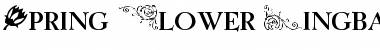 Download Spring Flower Dingbats Font Download Spring Flower Dingbats Font