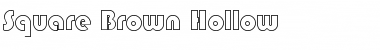 Download Square Brown Hollow Font Download Square Brown Hollow Font