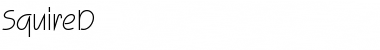 Download SquireD Font Download SquireD Font