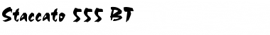 Download Staccato555 BT Font Download Staccato555 BT Font