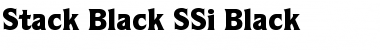 Download Stack Black SSi Font Download Stack Black SSi Font
