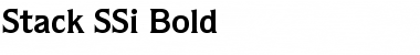 Download Stack SSi Font Download Stack SSi Font