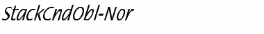 Download StackCndObl-Nor Font Download StackCndObl-Nor Font