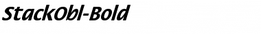 Download StackObl-Bold Font Download StackObl-Bold Font