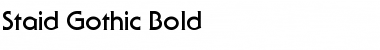 Download Staid Gothic Font Download Staid Gothic Font