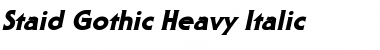 Download Staid Gothic Heavy Font Download Staid Gothic Heavy Font