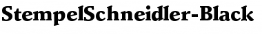 Download StempelSchneidler-Black Font Download StempelSchneidler-Black Font