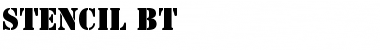 Download Stencil Font Download Stencil Font
