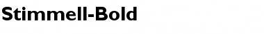 Download Stimmell-Bold Font Download Stimmell-Bold Font