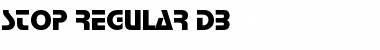 Download Stop DB Font Download Stop DB Font