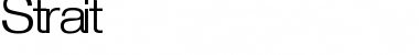 Download Strait Font Download Strait Font