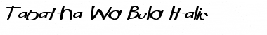 Download Tabatha Wd bold italic Font Download Tabatha Wd bold italic Font