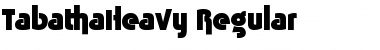 Download TabathaHeavy Font Download TabathaHeavy Font