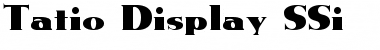 Download Tatio Display SSi Font Download Tatio Display SSi Font
