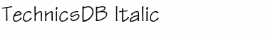 Download TechnicsDB Font Download TechnicsDB Font