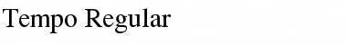 Download Tempo Font Download Tempo Font
