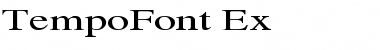 TempoFont Ex Regular Font