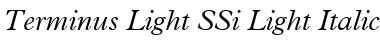 Download Terminus Light SSi Font Download Terminus Light SSi Font