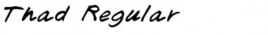 Download Thad Font Download Thad Font