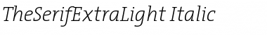 Download TheSerifExtraLight Font Download TheSerifExtraLight Font