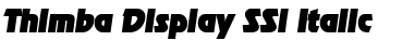 Download Thimba Display SSi Font Download Thimba Display SSi Font