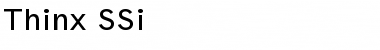 Download Thinx SSi Font Download Thinx SSi Font