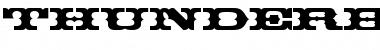 Download ThunderBay Font Download ThunderBay Font