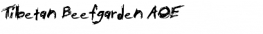 Download Tibetan Beefgarden AOE Font Download Tibetan Beefgarden AOE Font
