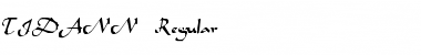 Download TIDANN Font Download TIDANN Font