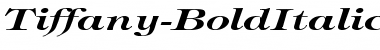 Download Tiffany-BoldItalic Ex Font