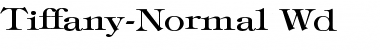 Download Tiffany-Normal Wd Font Download Tiffany-Normal Wd Font