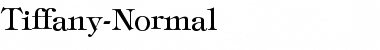 Download Tiffany-Normal Font