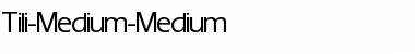 Tili-Medium-Medium Regular Font