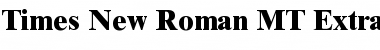 Times New Roman MT Extra Bold Regular Font