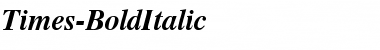 Download Times-BoldItalic Font