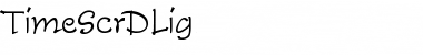 Download TimeScrDLig Font Download TimeScrDLig Font