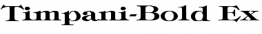 Download Timpani-Bold Ex Font